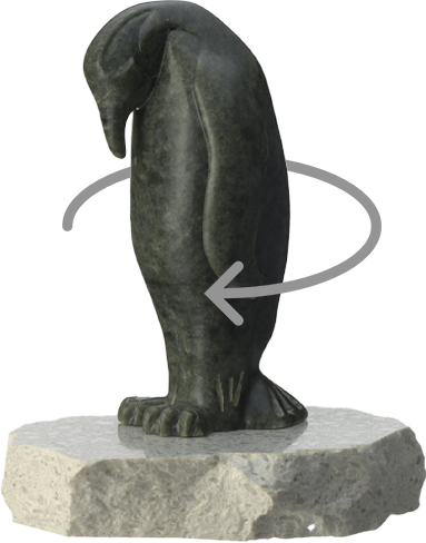 Penguine statue